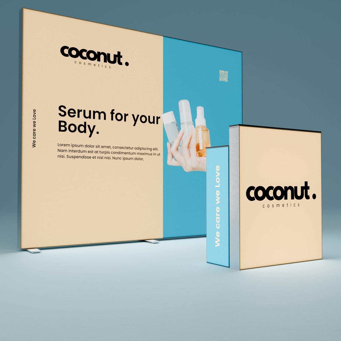 BIG LEDUP Kopf Messestand 3m