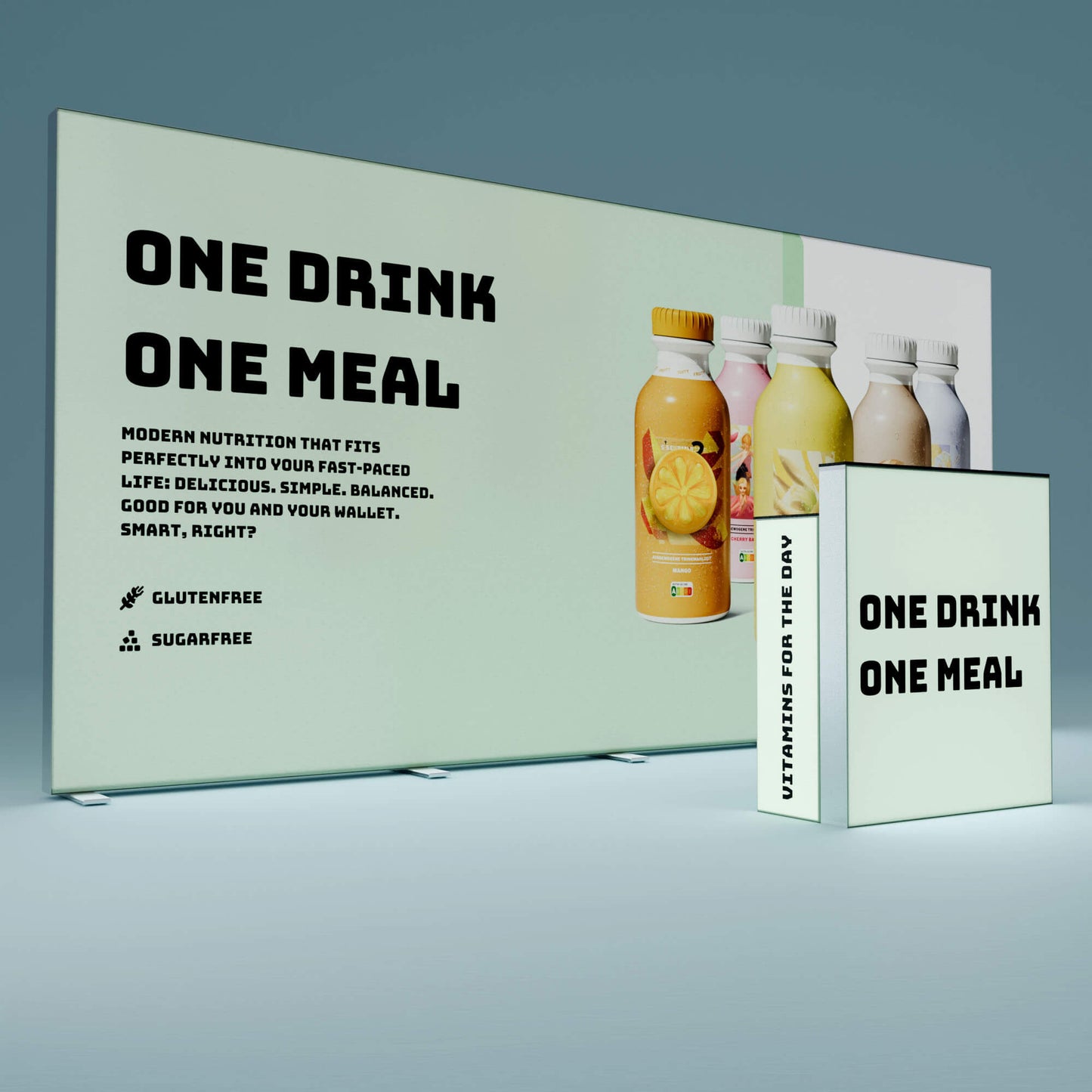 BIG LEDUP Kopf Messestand 5m