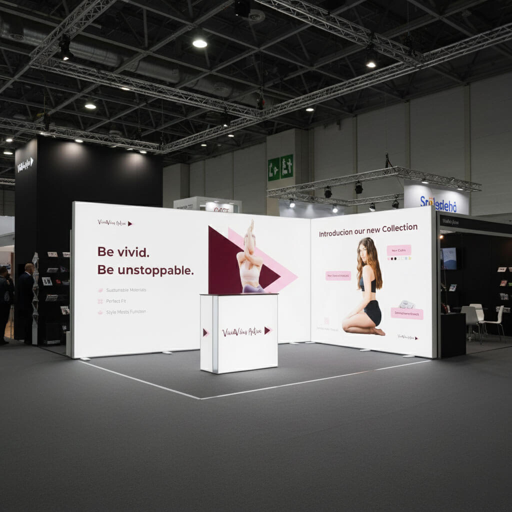 Eck Messestand 5x3m