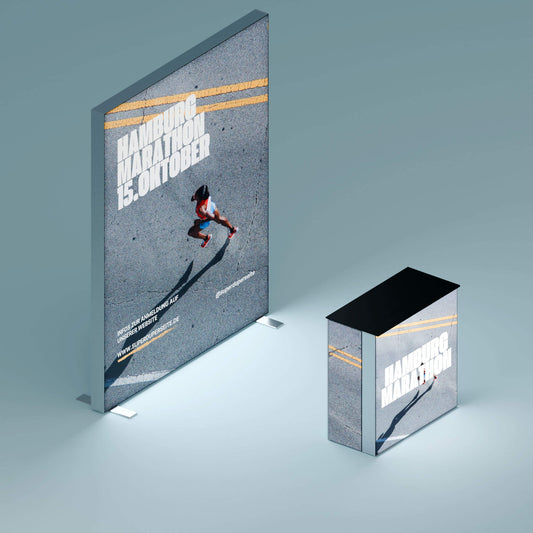 BIG LEDUP Kopf Messestand 2m