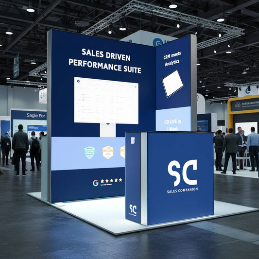 Eck Messestand 2x1m