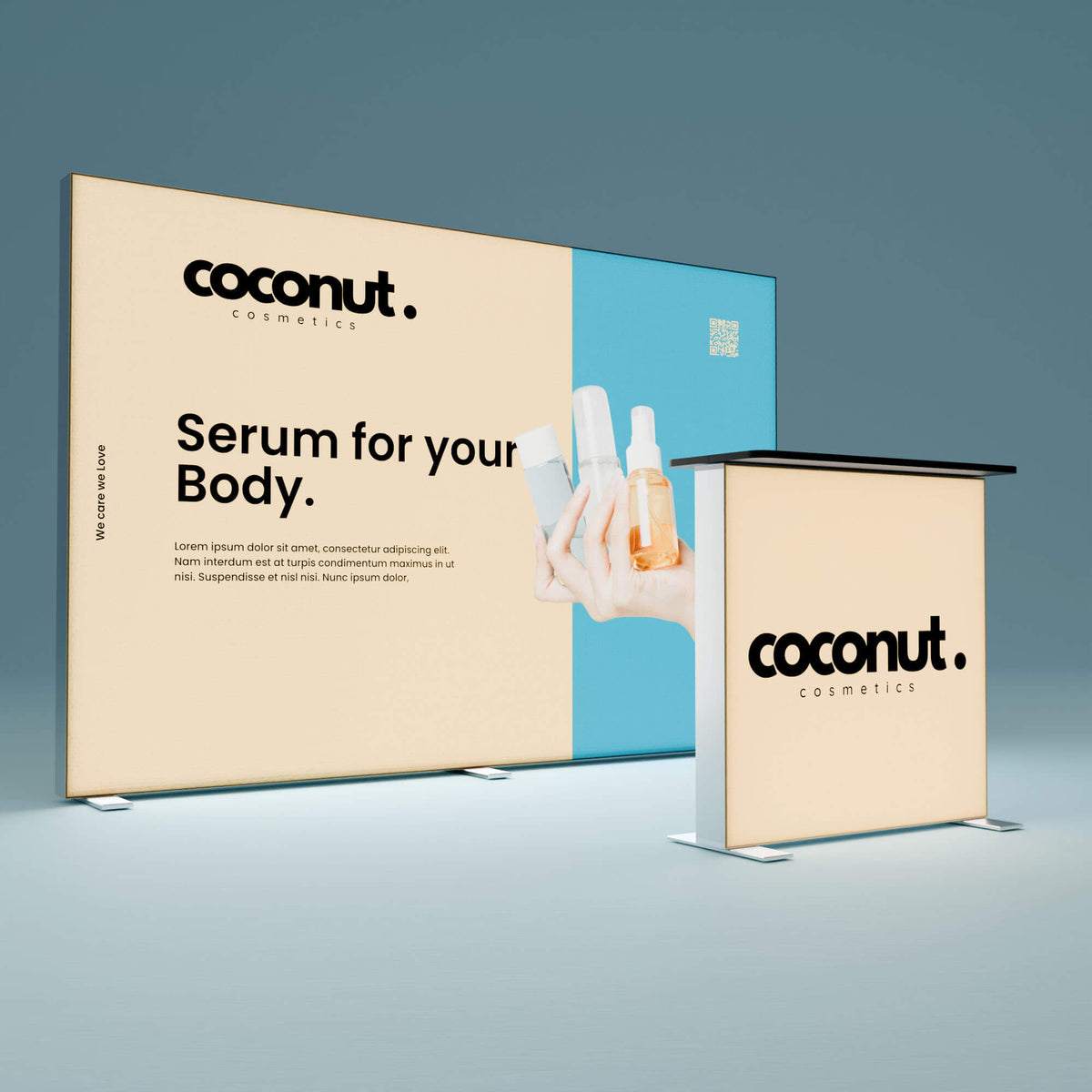 Messestand Promotionstand LED 3m