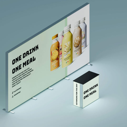 BIG LEDUP Kopf Messestand 5m