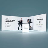 Messestand Eckstand LED 5x5m