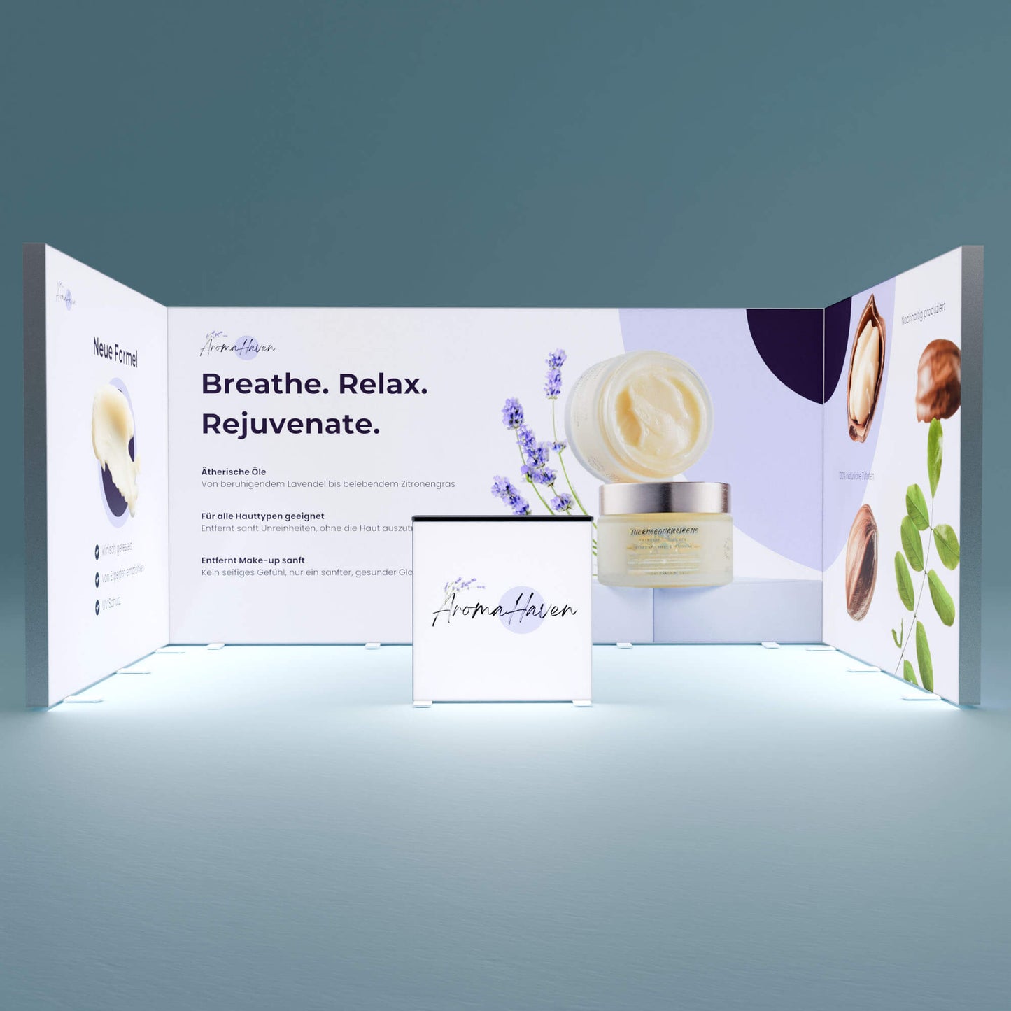 BIG LEDUP Reihen Messestand 5x3m