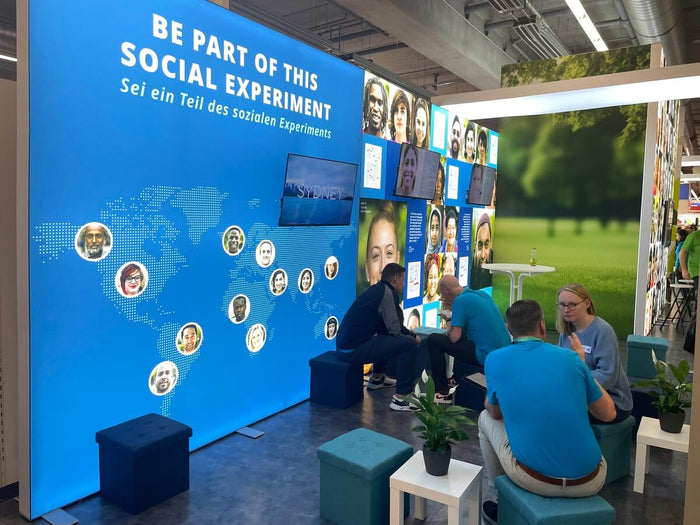 Messestand eines Kunden