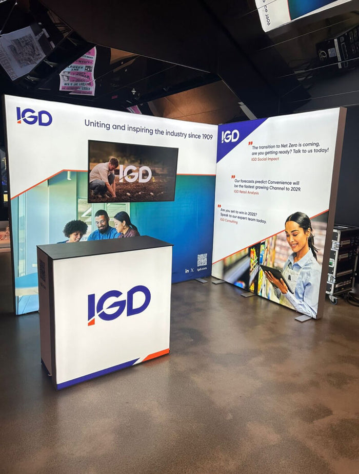 Messestand eines Kunden