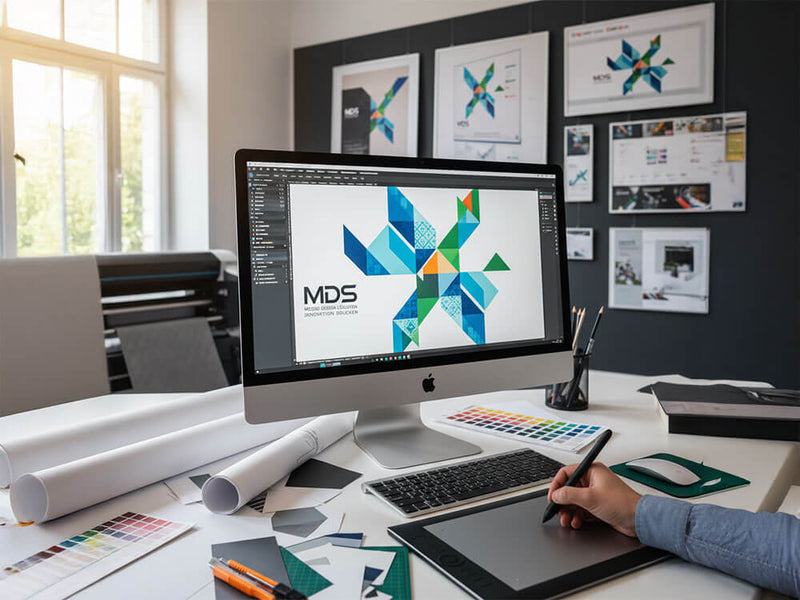 Grafikdesign für den Messestand